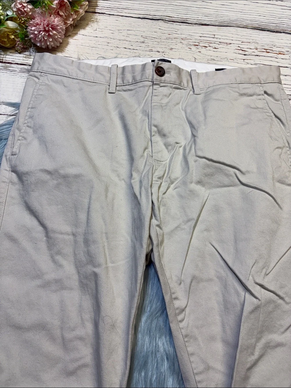 J. Crew Factory Flex Slim Fit Chino Pants sz 34X34